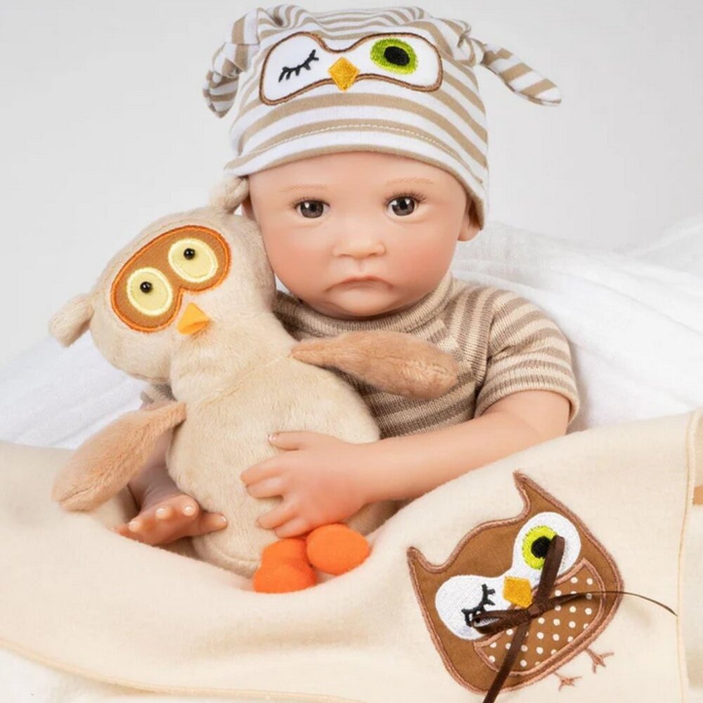Paradise Galleries Hoot! Hoot! 15" Preemie Doll | New In Box